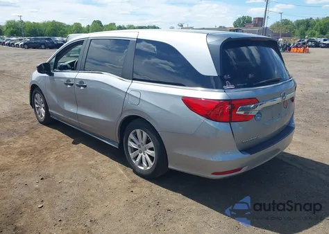 2019 Honda Odyssey Lx из США, поврежденный, VIN 5FNRL6H25KB022751